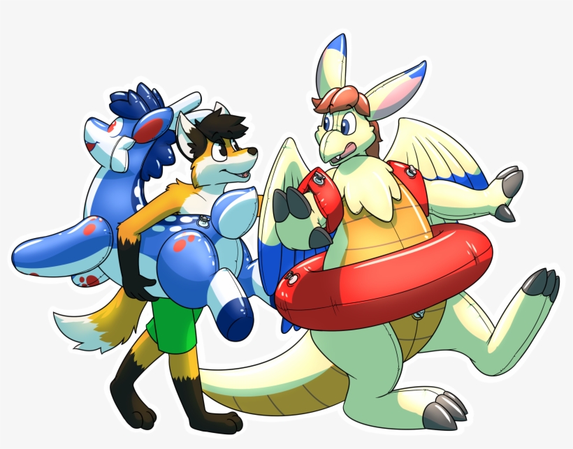 [1207] Ready The Floaties - Cartoon, transparent png download