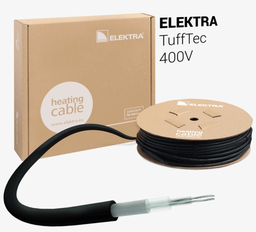 Elektra Tufftec 400v Heating Cable For Snow And Ice - Electrical Cable, transparent png download