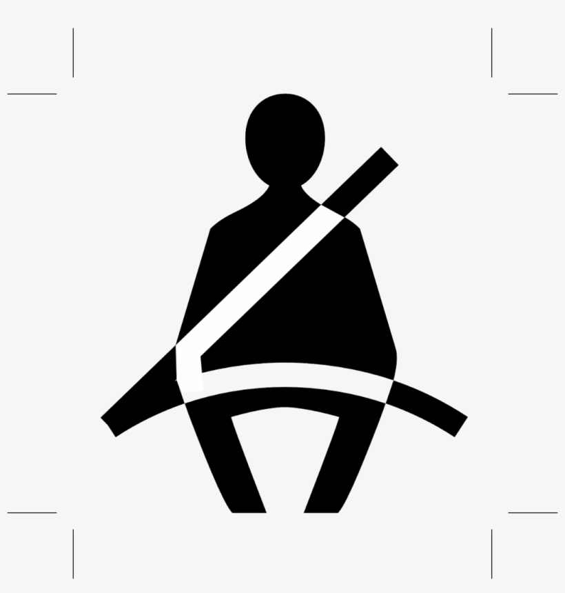 Seat Belt Secured - Seat Belt Safety Clipart, transparent png download