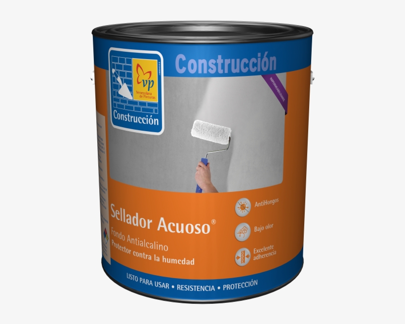 Sellador Acuoso Marca Venezolana De Pinturas - Litre, transparent png download