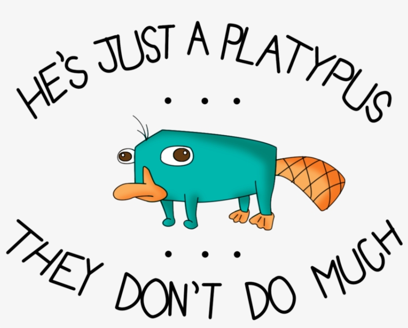 More Like Perry The Platypus Silhouette By Daniel- - He's A Platypus They Don T Do Much, transparent png download