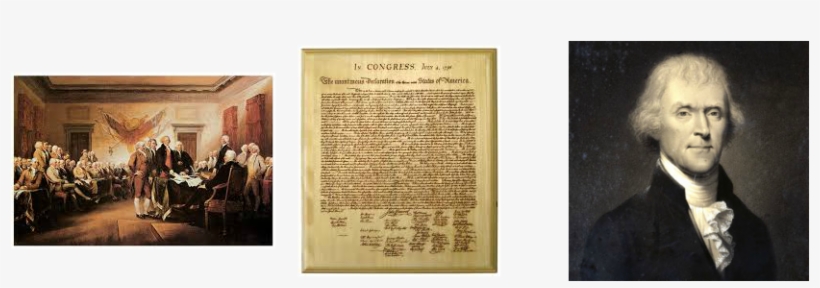 Picture - John Trumbull The Declaration Of Ind Greeting Card, transparent png download