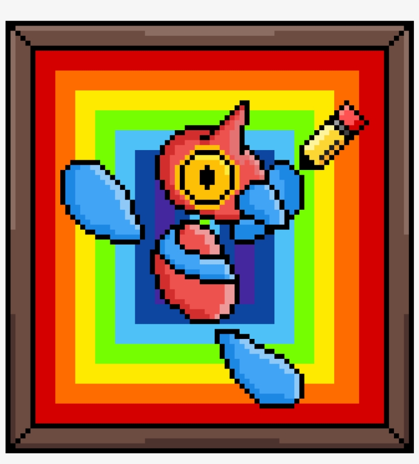 Drawing Psychedelic Porygon-z - Cartoon, transparent png download