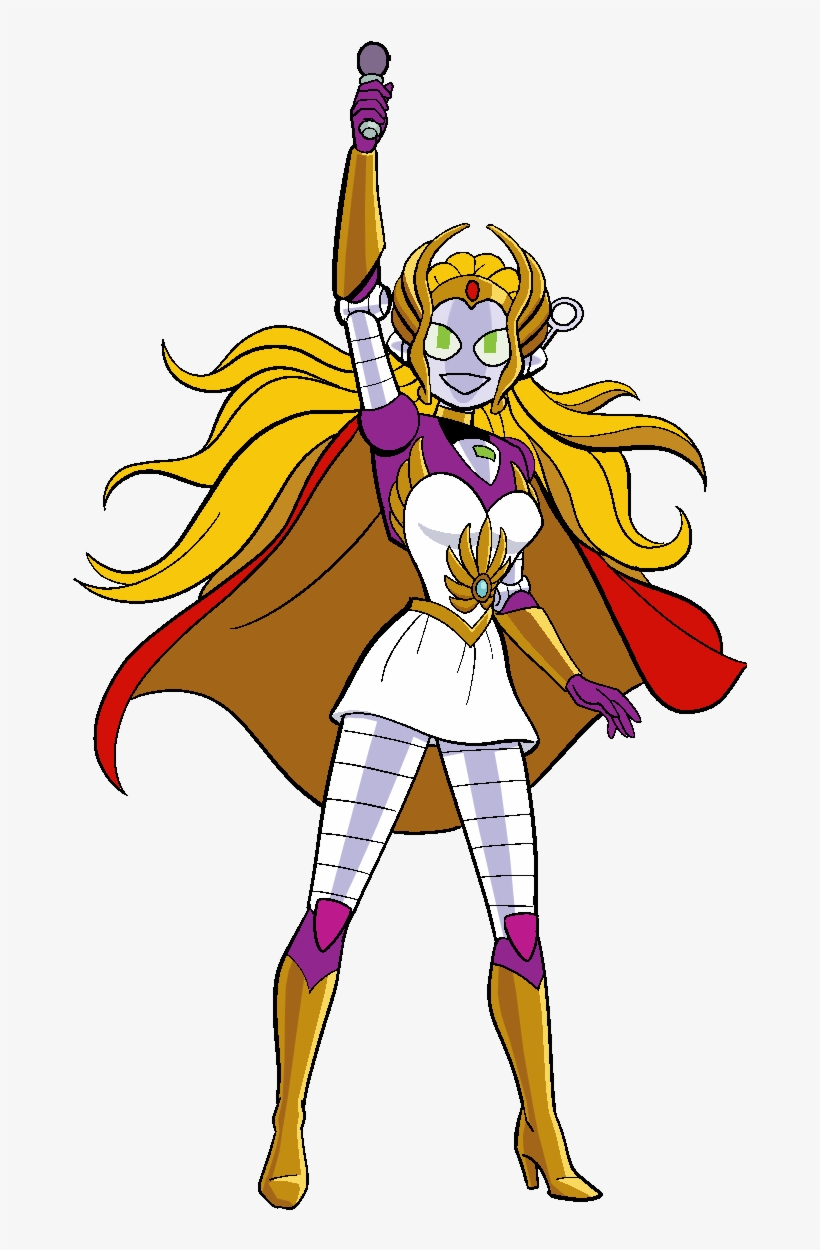 Connie As She-ra With Mic - "she-ra: Princess Of Power" (1985), transparent png download