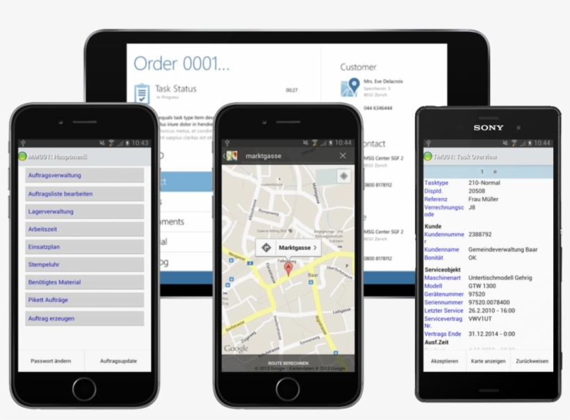 Mobile Workflow Through Automated Process Controlling - Mobile Phone, transparent png download