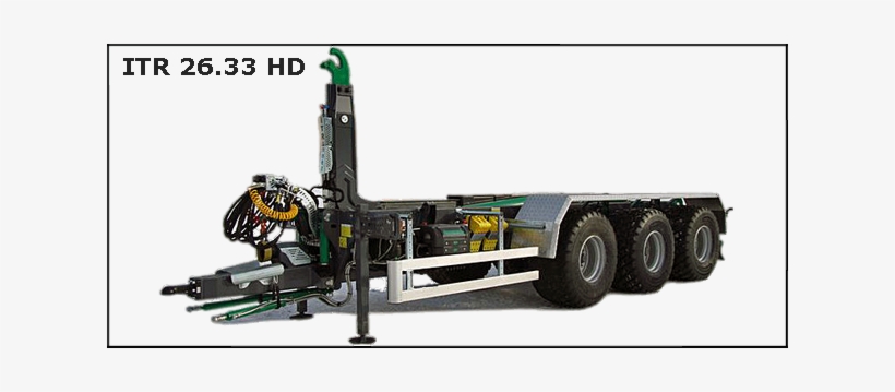 33 Hd Hooklift Trailer Chem, Articulating Arm Trailer - Itrunner Hooklift, transparent png download