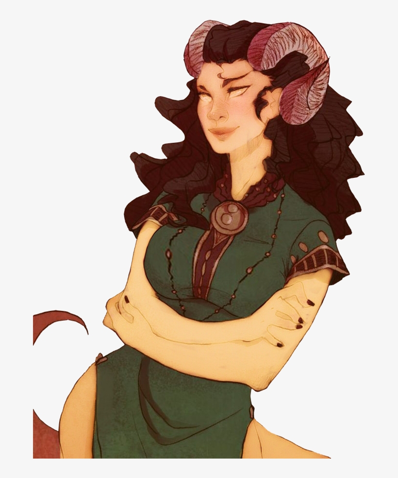 [lfa] Tarae Ibrith, Tiefling Necromancer And Game Show - Tiefling, transparent png download