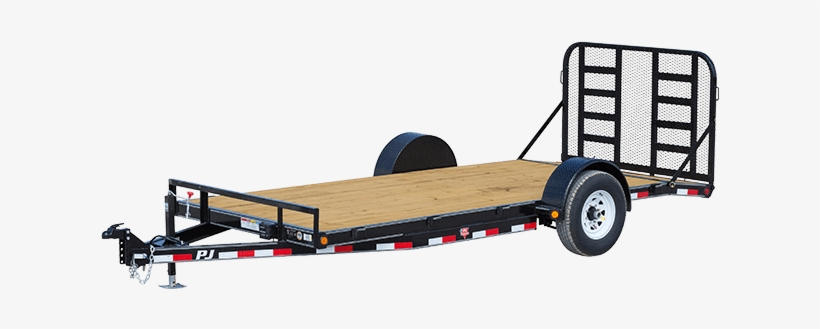 Single Axle Hd Carhauler - Single Axle Trailer, transparent png download