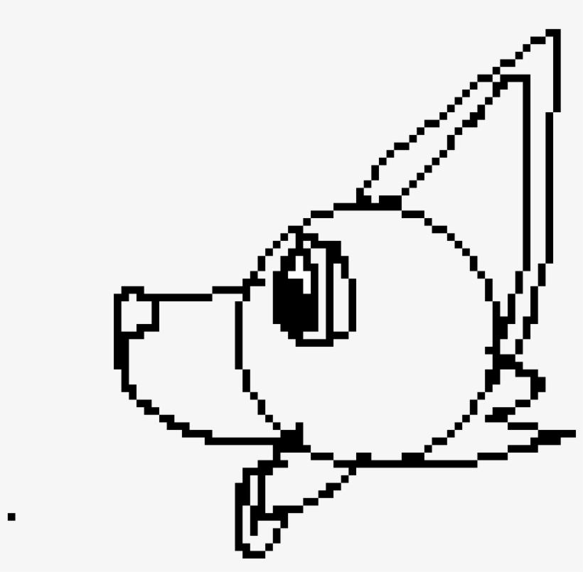 Wolf Base With Tounge Out - Cartoon, transparent png download