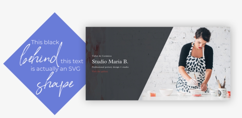 Artisan Also Incorporates Svg Shape Overlays In The - Flyer, transparent png download