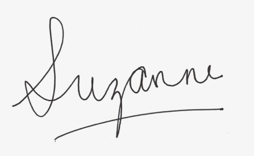 Suzanne Signature, transparent png download