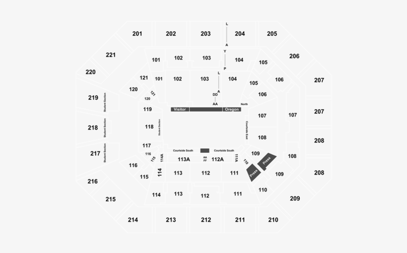 Oregon Ducks Vs - Matthew Knight Arena, transparent png download