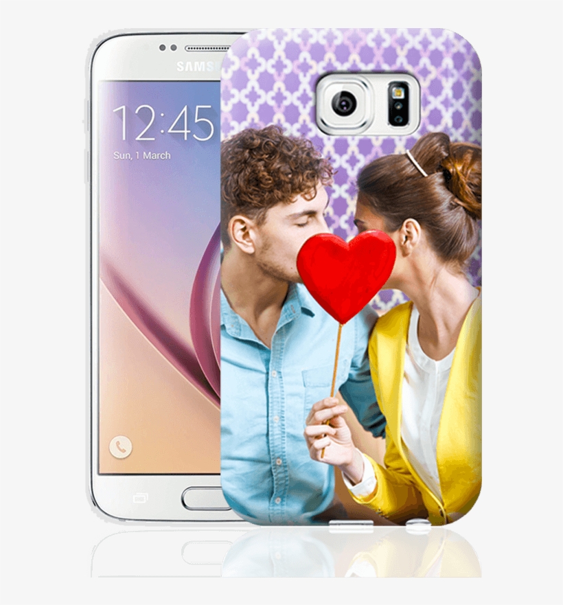 Custom Galaxy S6 Case - Heart, transparent png download