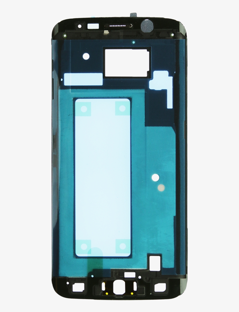 Samsung Galaxy S6 Edge Front Frame/bezel With Adhesive - Samsung Galaxy S6 Middle Part, transparent png download