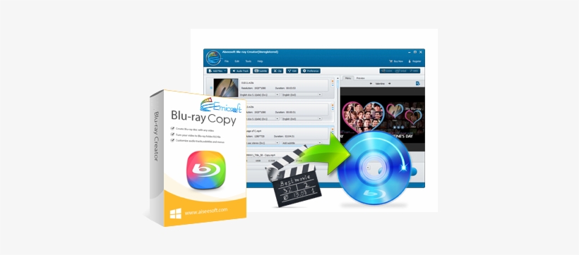 Box Bluray Copy - Blu-ray Disc, transparent png download
