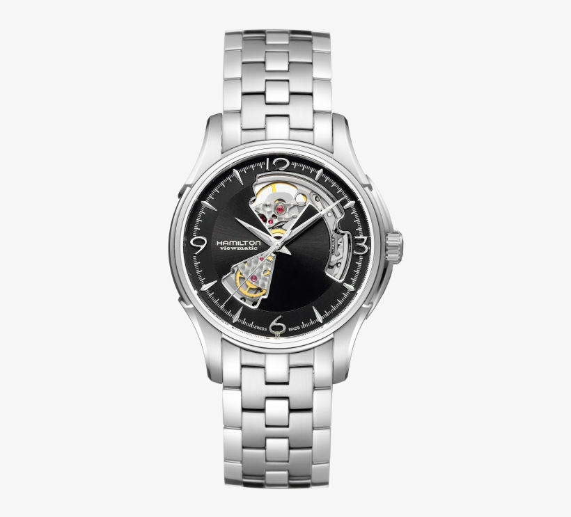 Hamilton Jazzmaster Open Heart Auto - Open Heart Hamilton Watch, transparent png download
