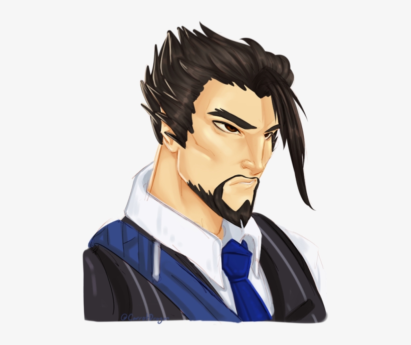 Some Scion Hanzo What A B Ab E Drawn By @carrotdragon - Cartoon, transparent png download