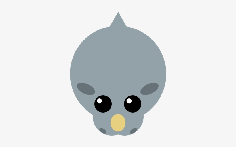 White Rhino Skin - Mope Io Rhino Skin, transparent png download