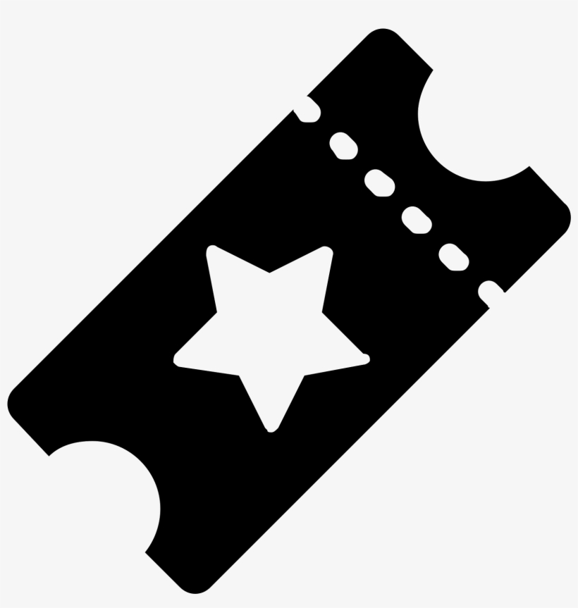 Movie Ticket Icon - Airplane Ticket Icon Png, transparent png download