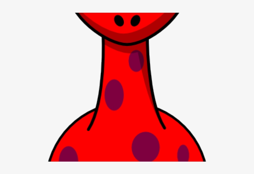 Giraffe Clipart Red - Clip Art, transparent png download