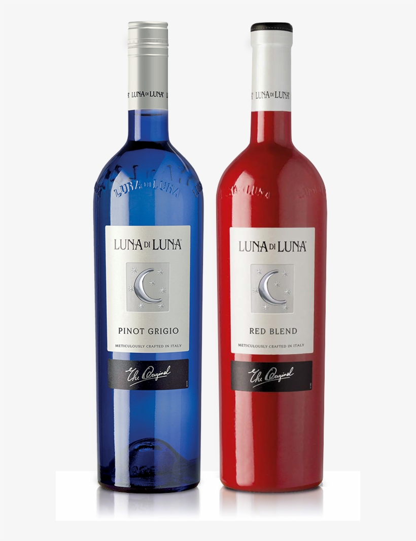 The Iconic And Brightly Colored Bottles Preserve Excellent, - Luna Di Luna Wine, transparent png download