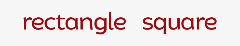 Geometry Same But Different Rectsquarewords - Coquelicot, transparent png download