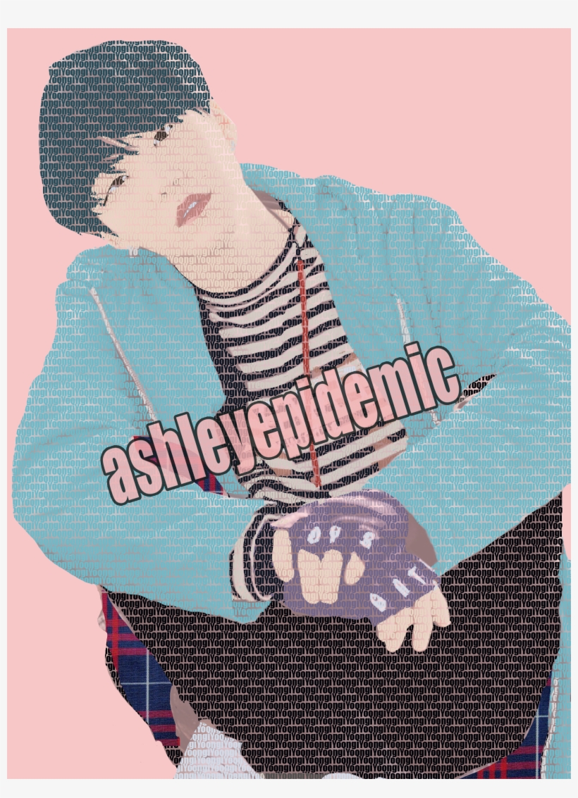 My Yoongi Ynwa Mosaic - Illustration, transparent png download