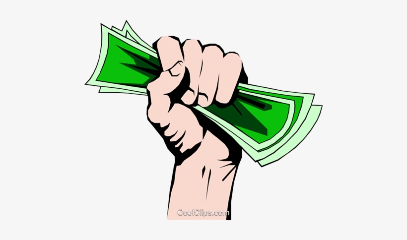 Fist Full Of Money - Hand Full Of Money, transparent png download