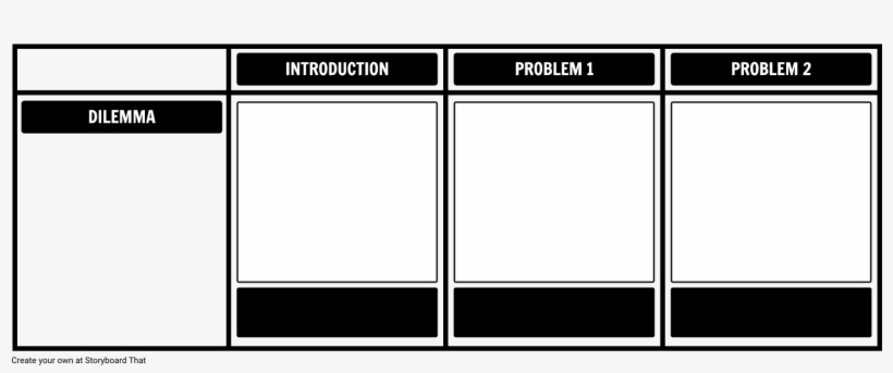 Dilemma Template Grid - Bme Summary, transparent png download