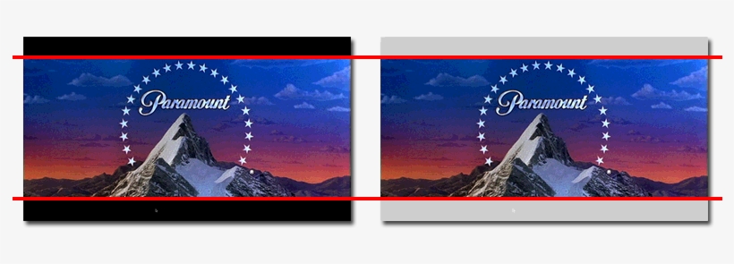Automatically Cropping Black Borders - Paramount, transparent png download