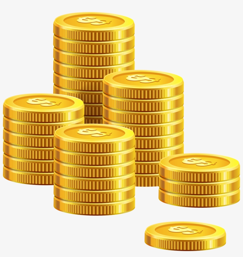 Pile Of Coins Png, transparent png download