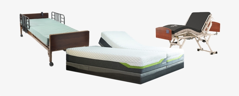 Homecare Beds - Medline 107002e Bed,basic, Semi Electric, transparent png download