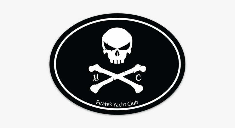 "skull & Crossbones" Oval Sticker - Stanley 1-30-696 5m/16ft Metric/imperial Tape Measure, transparent png download