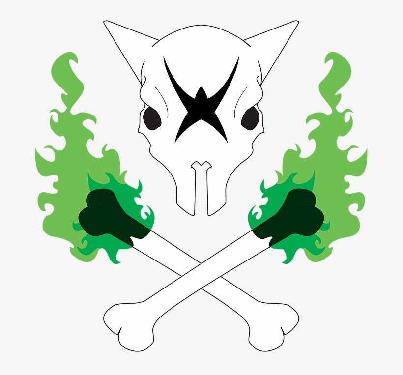 Marowak Skull - Cartoon, transparent png download