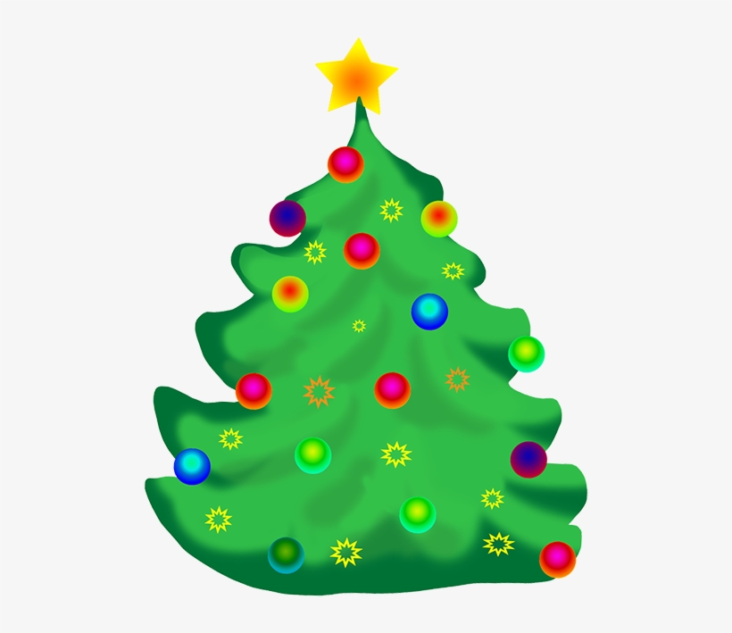 Decorated Christmas Tree Clip Art - Christmas Day, transparent png download