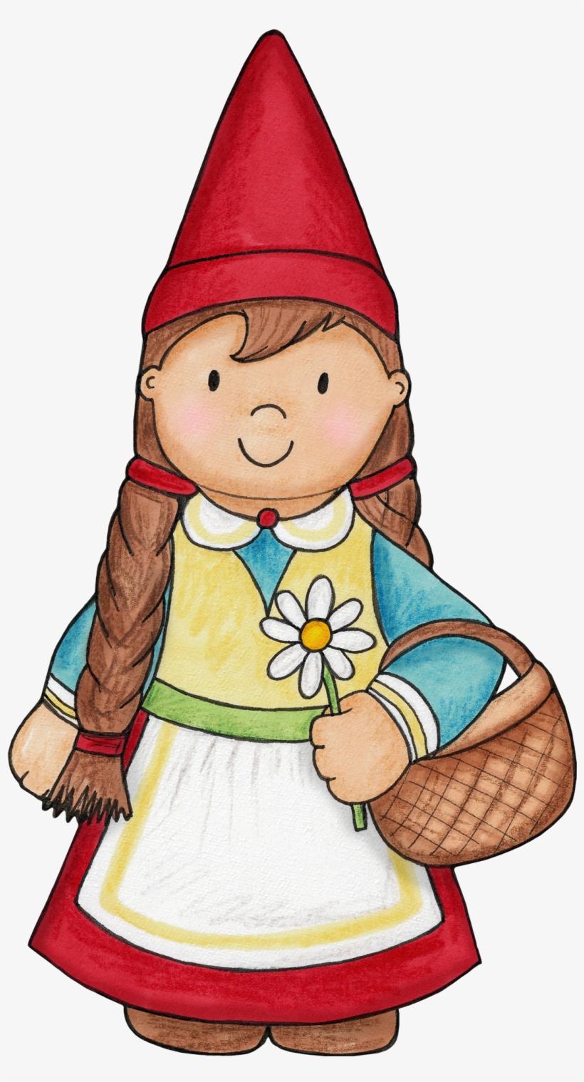 Little Girl Gnome For A Woodlands Party - Kabouter Dopido, transparent png download
