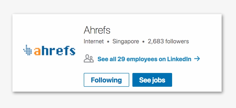 Example Of A Linkedin Profile Image - Ahrefs Site Explorer, transparent png download