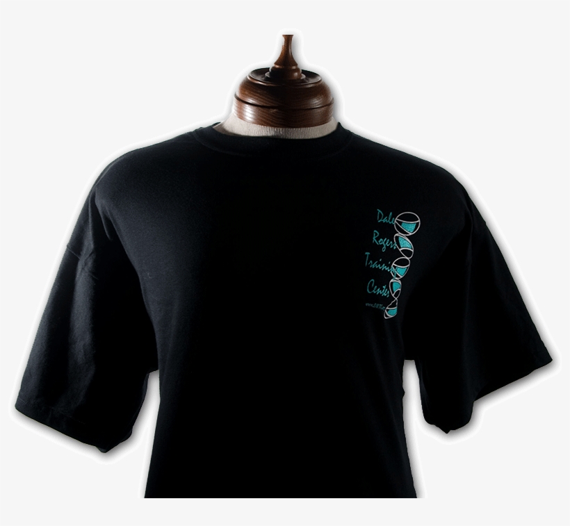 Black T-shirt With Drtc's - T-shirt, transparent png download