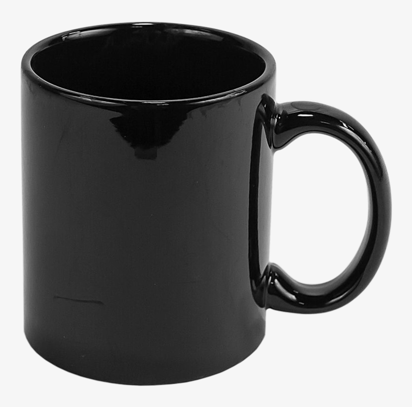 Black Coffee Mug - Mug, transparent png download