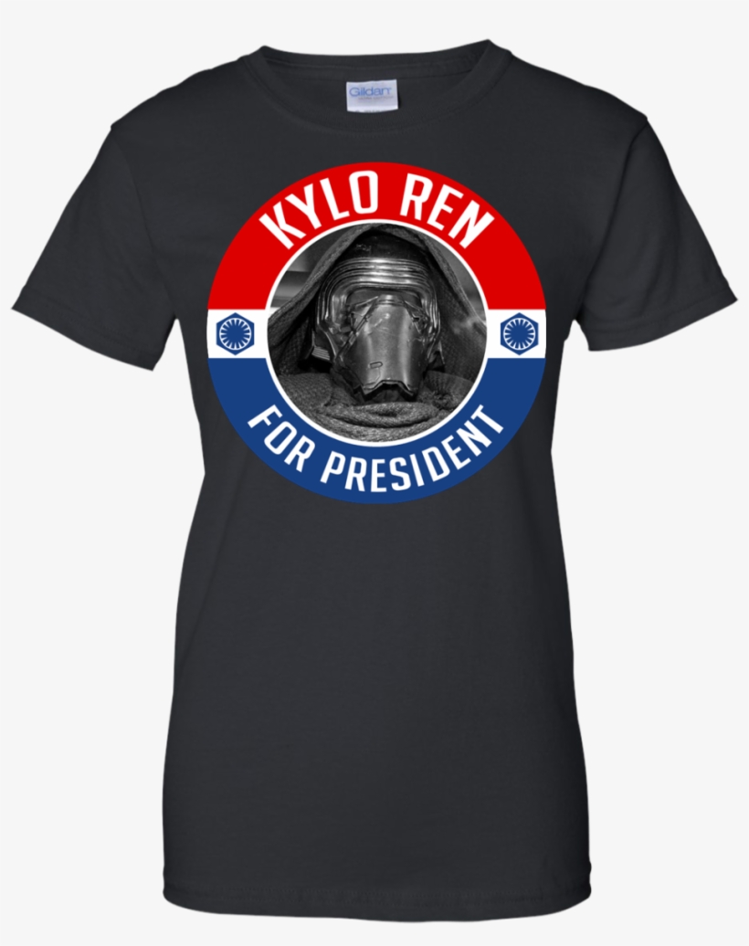 President Kylo Ren For President - T-shirt, transparent png download