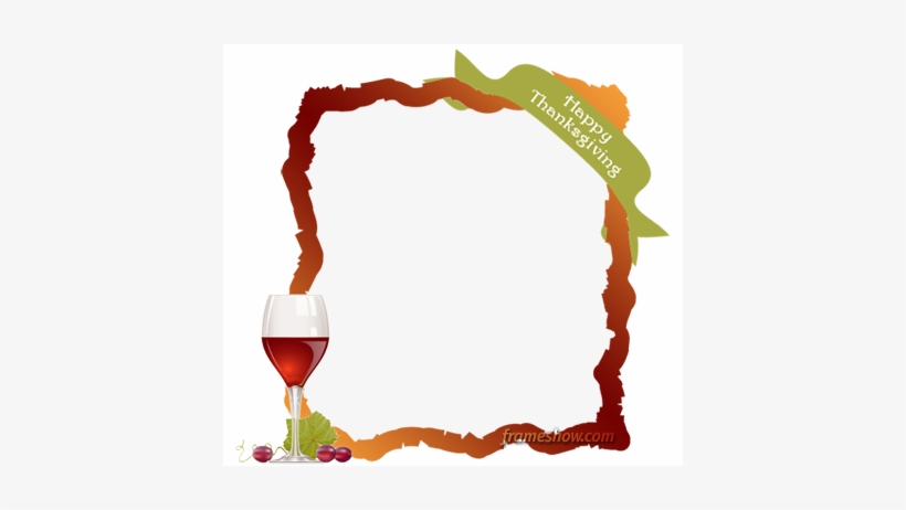 Happy Thanksgiving Photo Frame, transparent png download