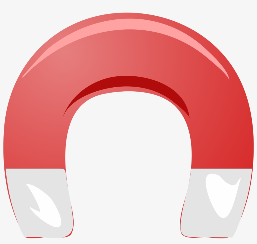 Horseshoe Magnet Png Image Background - Magnet Clip Art Png, transparent png download