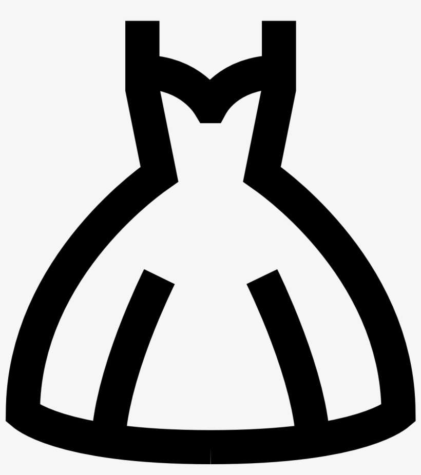 Wedding - Wedding Dress Icon Png, transparent png download
