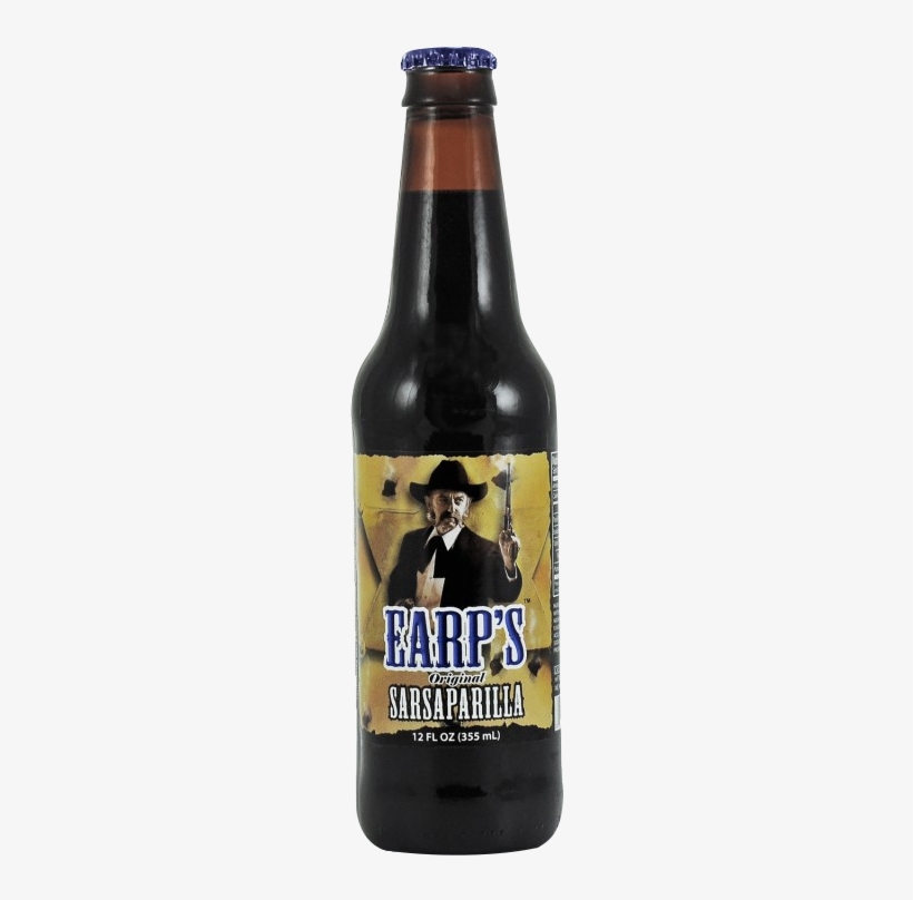 Earps Sarsaparilla Glass Bottle - Sarsaparilla Texas, transparent png download