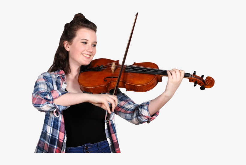 Lady Playing Violin - Violin, transparent png download