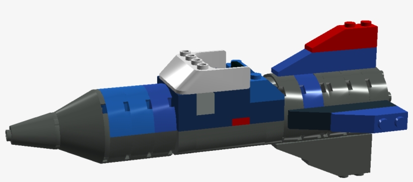 Blue Classic Rocket - Rocket, transparent png download