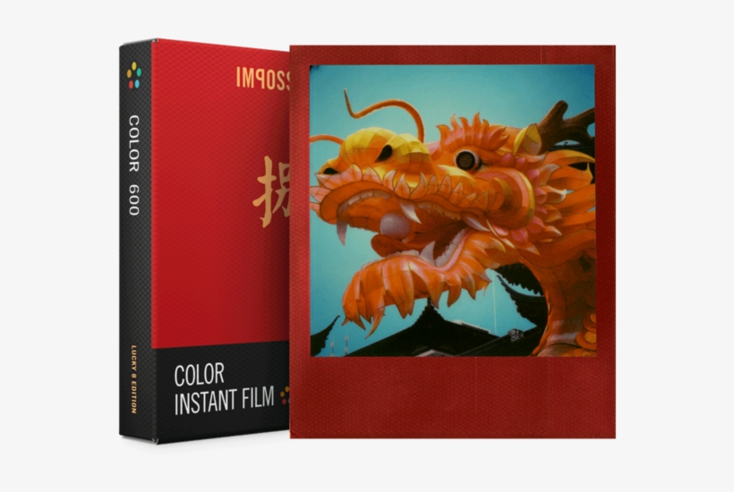 32160 Impossible600 Lucky 8 - Polaroid 600 Red Film, transparent png download