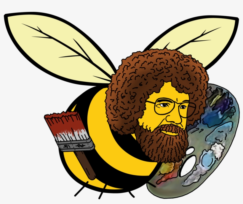 Til There Is A Bob Ross Bee - Imgur Llc, transparent png download