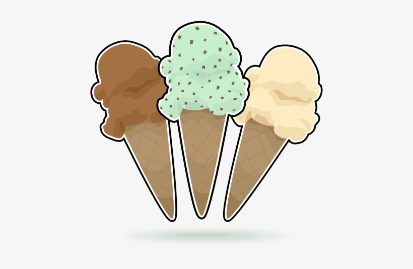 Ice Cream Cones By Masonmouse On Clipart Library - Ice Cream Png Deviantart, transparent png download