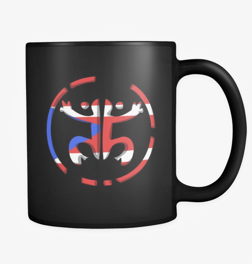 Puerto Rico Flag Coqui Frog Mug - Run On Coffee And Sarcasm, transparent png download